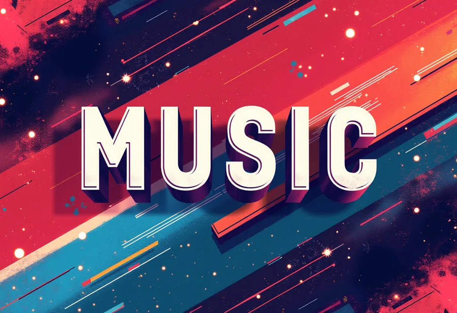 Bold event flyer — AI example