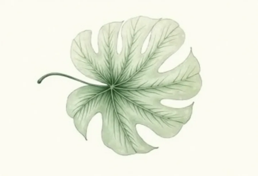 Botanical poster — AI example
