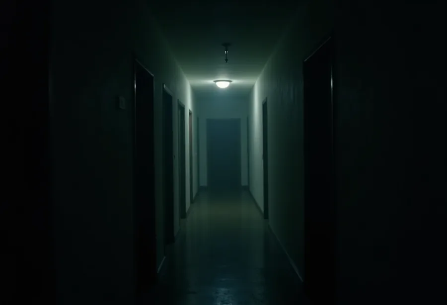 Horror hallway — AI example