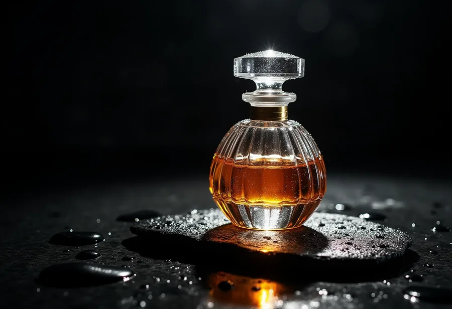 Luxury perfume ad