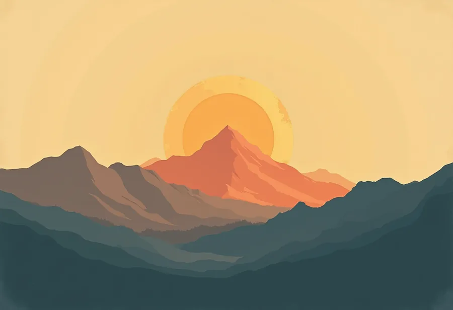 Minimalist travel poster