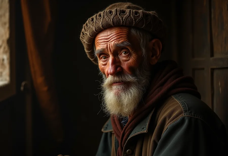 Old-world painting