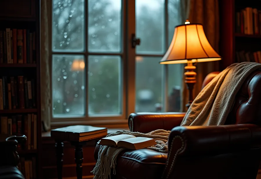 Rainy reading nook