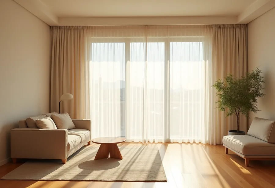Sunlit Japandi room